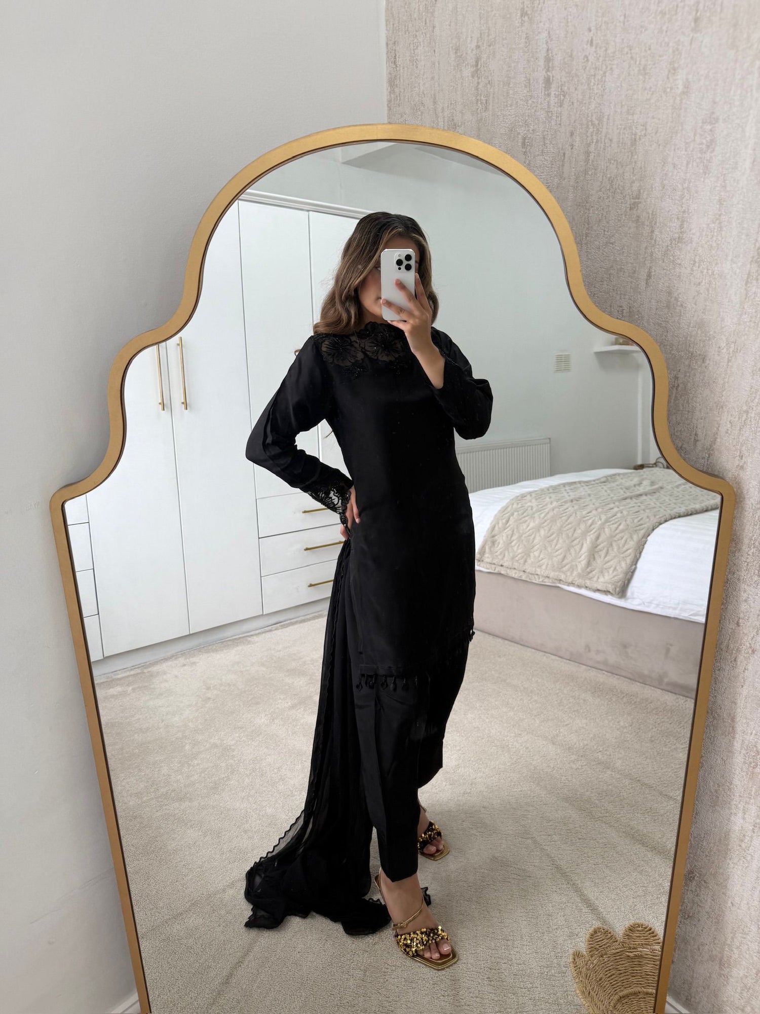 Black Farshi Shalwar